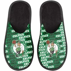 Coupon 🔔 Unbranded Youth FOCO Boston Celtics Team Scuff Slippers 🔔