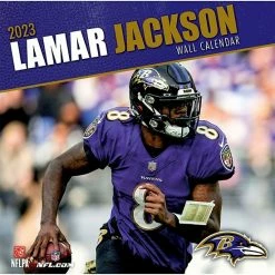 Hot Sale 🤩 Unbranded Lamar Jackson Baltimore Ravens 2023 Player Calendar 🌟