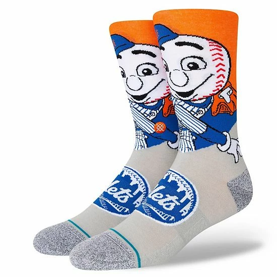 Buy ✔️ Unbranded Stance New York Mets Team Mascot Logo Crew 🧦 Socks 🎁