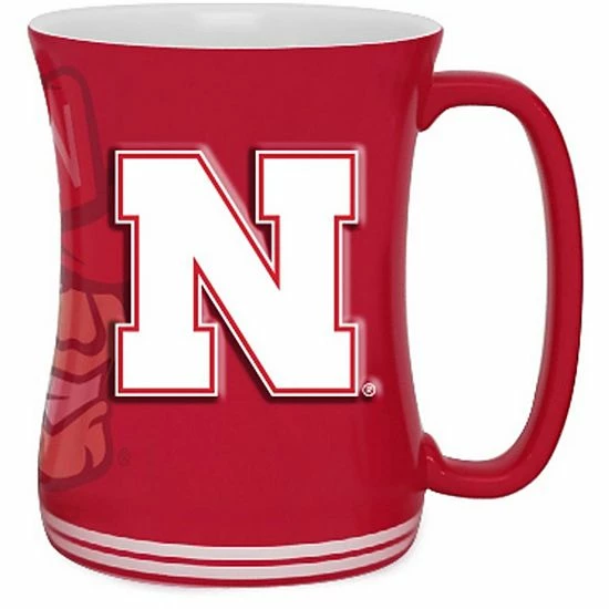 Coupon ⭐ Unbranded Nebraska Huskers 16oz. Sculpted Mug 🥰 - Image 2