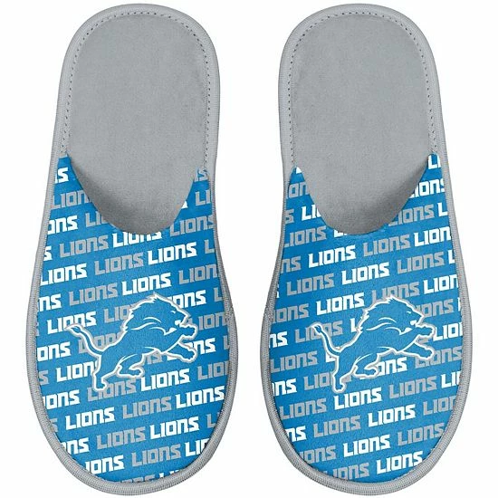 Promo ๐ Unbranded Youth FOCO Detroit Lions Team Scuff Slippers ๐ฅฐ