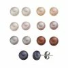 Promo ❤️ Unbranded Sterling Silver Dyed Freshwater Cultured Pearl Earring Set ⌛