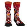 Discount ⌛ Unbranded Rock Em 🧦 Socks Arizona Cardinals Move The Chains Crew 🧦 Socks 🧨