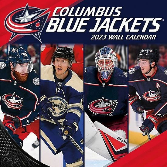 Flash Sale 🎁 Unbranded Columbus Blue Jackets 2023 12" X 12" Team Wall Calendar ⭐