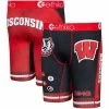 Brand new ⌛ Unbranded Youth Ethika Black/Red Wisconsin Badgers Collegiate Schoolin' Boxers Briefs 🥰