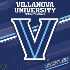 Best Sale 🌟 Unbranded Villanova Wildcats 2023 16-Month Team Wall Calendar 😍