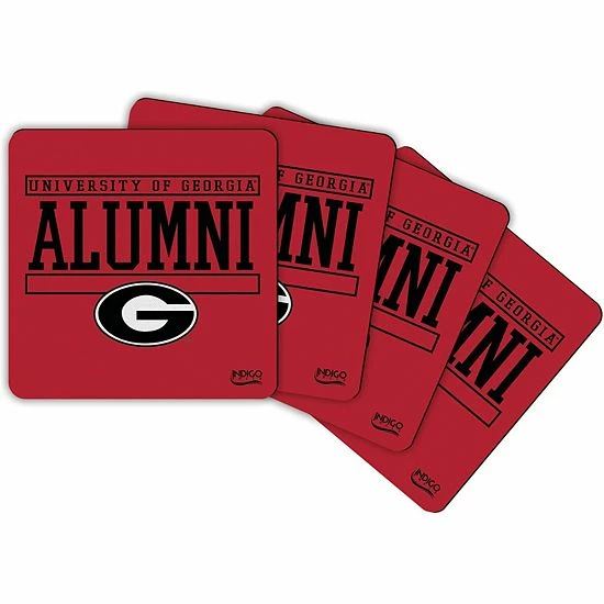 Outlet 🤩 Unbranded Georgia Bulldogs Alumni 4-Pack Neoprene Coaster Set 🥰