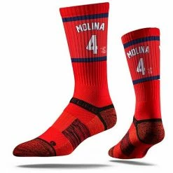 Cheapest ⭐ Unbranded Youth Strideline Yadier Molina St. Louis Cardinals Premium Player Crew 🧦 Socks ✨