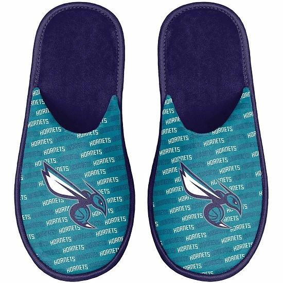 Deals ๐งจ Unbranded Youth FOCO Charlotte Hornets Team Scuff Slippers ๐ - Image 2