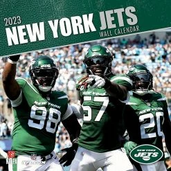 Cheapest ✨ Unbranded New York Jets 2023 12" X 12" Team Wall Calendar 🎁