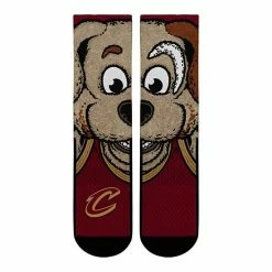 Best Pirce 😉 Unbranded Men's Rock Em 🧦 Socks Cleveland Cavaliers Split Face Mascot Crew 🧦 Socks 🛒