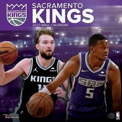 Cheap ⭐ Unbranded Sacramento Kings 2023 12" X 12" Team Wall Calendar 💯