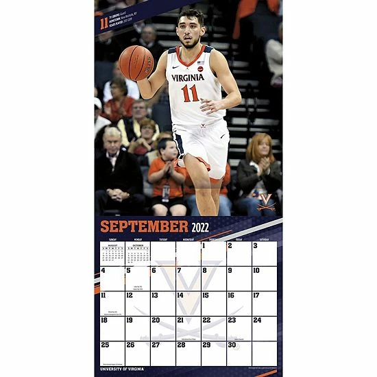 Deals ✔️ Unbranded Virginia Cavaliers 2023 16-Month Team Wall Calendar 👍 - Image 4