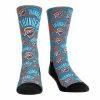 Cheapest ✨ Unbranded Men's Rock Em 🧦 Socks Oklahoma City Thunder Sketch Crew 🧦 Socks ⭐