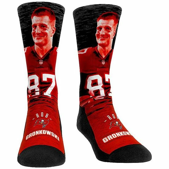 Top 10 😀 Unbranded Men's Rock Em 🧦 Socks Rob Gronkowski Tampa Bay Buccaneers Player Jumbotron Crew 🧦 Socks 🎁