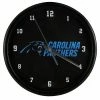 Outlet 😍 Unbranded Carolina Panthers Black Rim Basic Clock 🤩