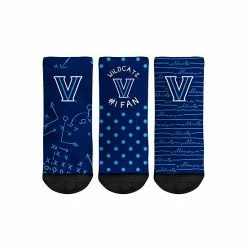 Best Sale 🎁 Unbranded Toddler Rock Em 🧦 Socks Villanova Wildcats #1 Fan 3-Pack Crew 🧦 Socks Set ⭐