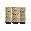 Discount ⌛ Unbranded Toddler Rock Em 🧦 Socks Purdue Boilermakers #1 Fan 3-Pack Crew 🧦 Socks Set 🔔