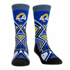 Coupon 🔥 Unbranded Rock Em 🧦 Socks Los Angeles Rams Move The Chains Crew 🧦 Socks 😉
