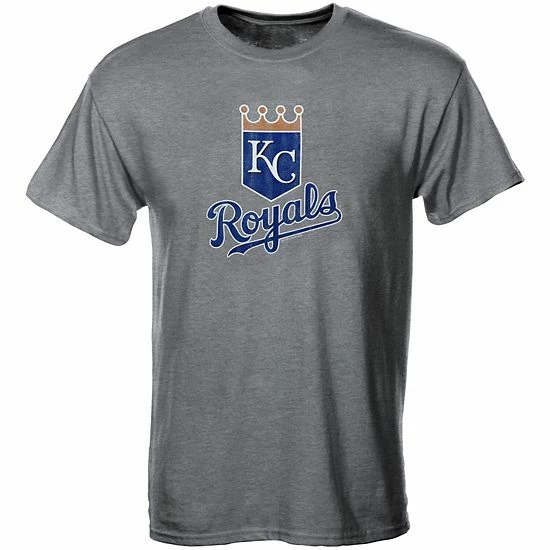 Coupon ⌛ Unbranded Kansas City Royals Youth Distressed Logo T-Shirt - Gray ⭐