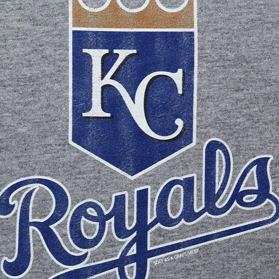 Coupon ⌛ Unbranded Kansas City Royals Youth Distressed Logo T-Shirt - Gray ⭐ - Image 3