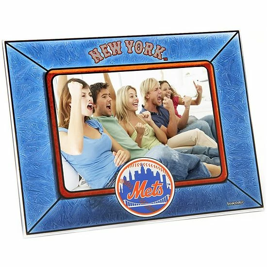 Best Pirce 🔥 Unbranded New York Mets Horizontal Art Glass Frame 😉 - Image 2