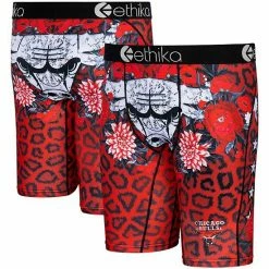 Hot Sale 🛒 Unbranded Youth Ethika Chicago Bulls Fashion Bling Collection Boxer Briefs 🔥