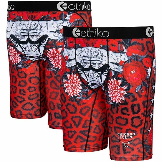 Hot Sale ๐ Unbranded Youth Ethika Chicago Bulls Fashion Bling Collection Boxer Briefs ๐ฅ - Image 2