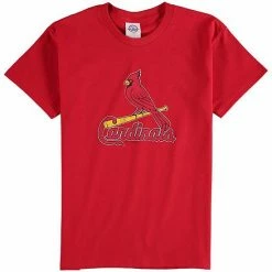 Budget 🔔 Unbranded St. Louis Cardinals Youth Distressed Logo T-Shirt - Red 🌟