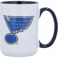 Outlet 💯 Unbranded St. Louis Blues 15oz. Inner Color Mug 🥰
