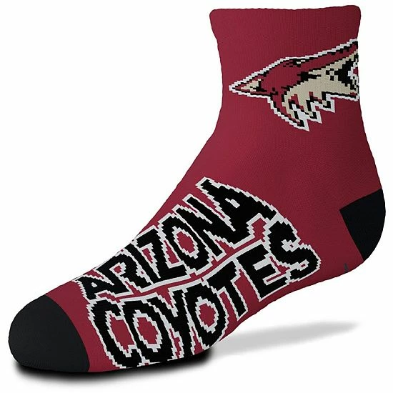 Buy 👍 Unbranded Youth For Bare Feet Arizona Coyotes 2-Pack Team Quarter-Length 🧦 Socks 💯 - Image 3