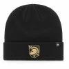 Promo ⭐ Unbranded Men's '47 Black Army Black Knights Raised Cuffed Knit Hat 🤩