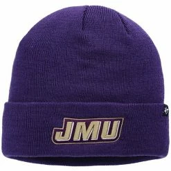 Coupon 🛒 Unbranded Men's '47 Purple James Madison Dukes Raised Cuffed Knit Hat 😉