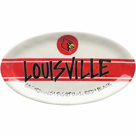Cheapest ๐ Unbranded Louisville Cardinals Oval Kitchen Platter ๐งจ
