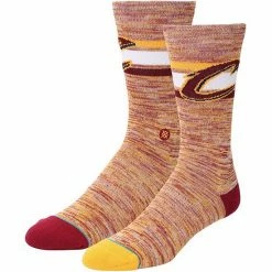 Hot Sale ⭐ Unbranded Men's Stance Cleveland Cavaliers Melange Crew 🧦 Socks 💯