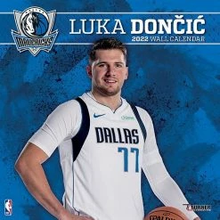 New 🔥 Unbranded Luka Doncic Dallas Mavericks 2022 Player Wall Calendar 🥰