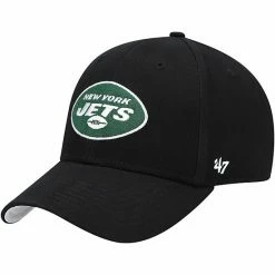 Promo 👏 Unbranded Preschool '47 Black New York Jets Basic Team MVP Adjustable Hat ⌛