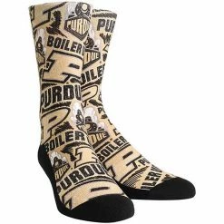 Brand new 🎉 Unbranded 👩 Women's Rock Em 🧦 Socks Purdue Boilermakers Logo Sketch Crew 🧦 Socks ❤️