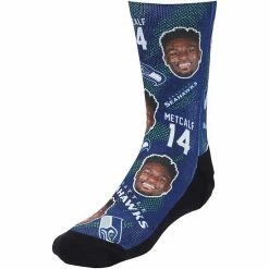 Top 10 ⌛ Unbranded Youth Rock Em 🧦 Socks DK Metcalf Seattle Seahawks Football Guy Crew 🧦 Socks 💯