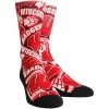 Discount 💯 Unbranded Men's Rock Em 🧦 Socks Wisconsin Badgers Logo Sketch Crew 🧦 Socks 🧨