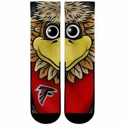 Cheapest 🔥 Unbranded Rock Em 🧦 Socks Atlanta Falcons Split Face Mascot Crew 🧦 Socks 🧨