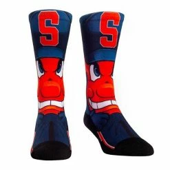 Budget 🔔 Unbranded Men's Rock Em 🧦 Socks Syracuse Orange HyperOptic Mascot Crew 🧦 Socks 🔔