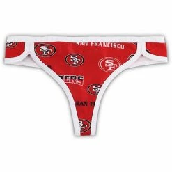 Buy ✨ Unbranded 👩 Women's Concepts Sport Scarlet/White San Francisco 49ers Breakthrough Knit Thong 💯