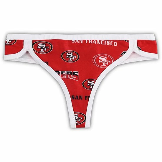 Buy ✨ Unbranded 👩 Women's Concepts Sport Scarlet/White San Francisco 49ers Breakthrough Knit Thong 💯 - Image 2