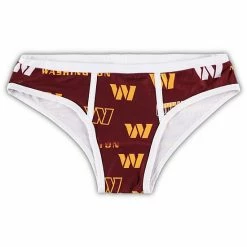 Top 10 🧨 Unbranded 👩 Women's Concepts Sport Burgundy Washington Commanders Breakthrough Allover Print Knit Panties ✔️