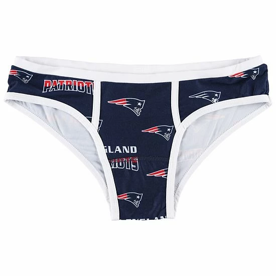 Discount 💯 Unbranded 👩 Women's Concepts Sport Navy New England Patriots Breakthrough Allover Print Knit Panties 👏