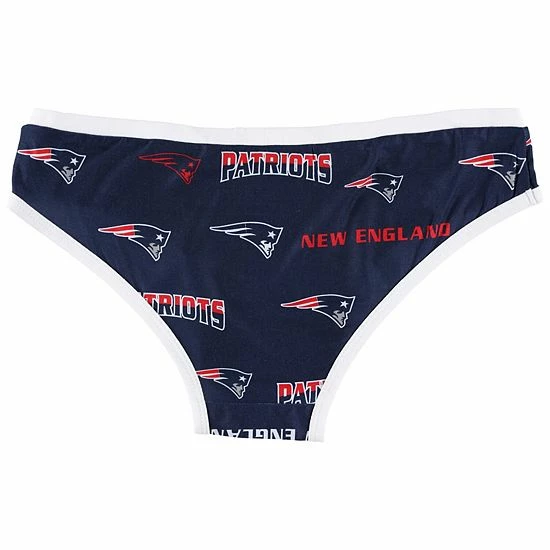 Discount 💯 Unbranded 👩 Women's Concepts Sport Navy New England Patriots Breakthrough Allover Print Knit Panties 👏 - Image 3