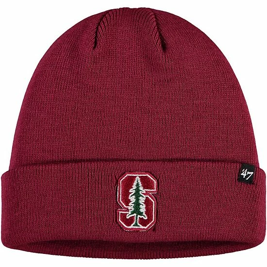 Wholesale ✔️ Unbranded Men's '47 Cardinal Stanford Cardinal Raised Cuffed Knit Hat ✨