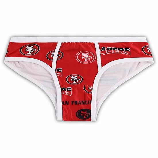 Hot Sale ๐งจ Unbranded ๐ฉ Women's Concepts Sport Scarlet San Francisco 49ers Breakthrough Allover Print Knit Panties ๐