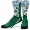 Hot Sale 🥰 Unbranded For Bare Feet Detroit Lions Four Leaf St. Patrick's Day V-Curve Crew 🧦 Socks 😉